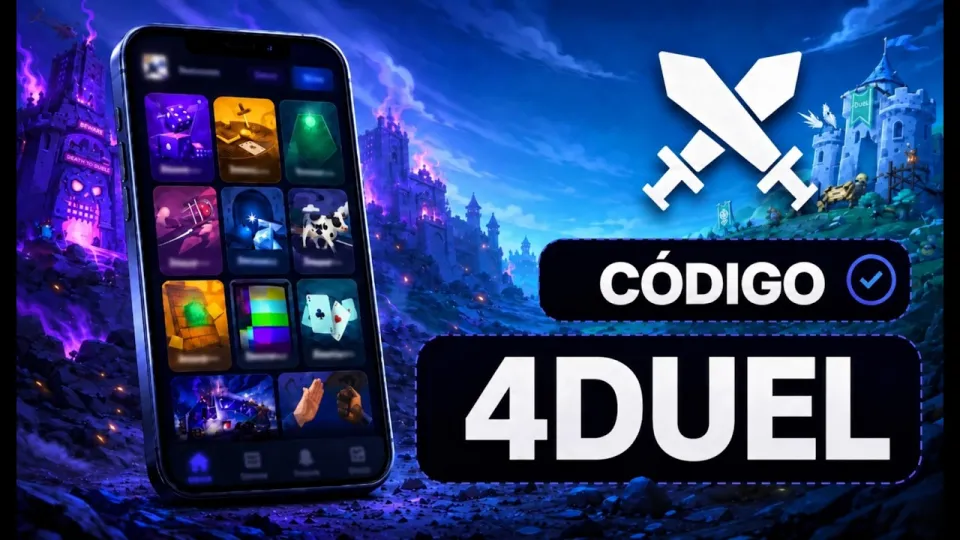 Duel código promocional "4DUEL" - Código de referência Duel 2026
